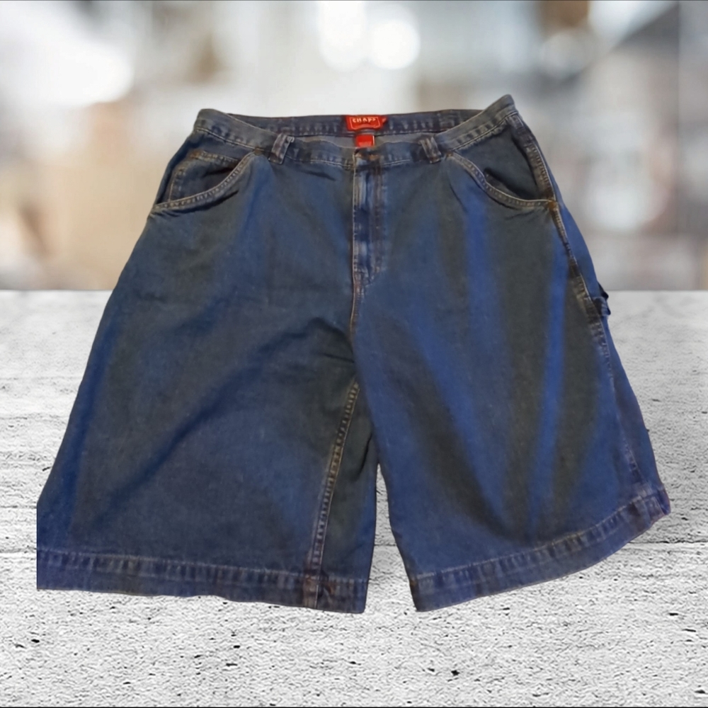 Chaps carpenter denim shorts size 38
